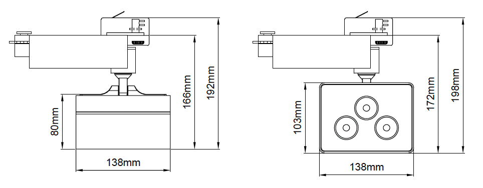 Cosmos RGBW – Teknik Çizimler