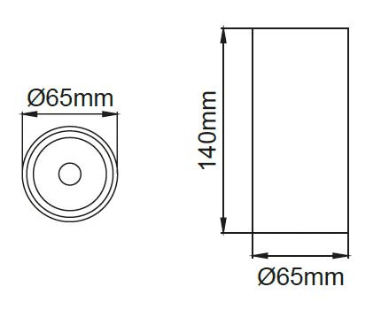 Silindir Deep Opto 65 – Technische Zeichnungen